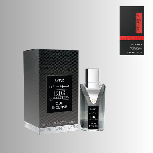 Big collection oud incense (Burberry Sports)