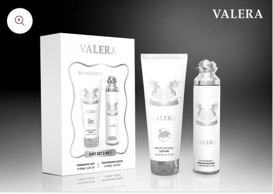 VALERA FRAGRANCE MIST + LOTION GIFT SET 2 IN 1 - 100ML (3.40z) BY MILESTONE